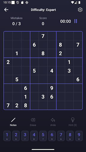 Evsi Sudoku ekran görüntüsü