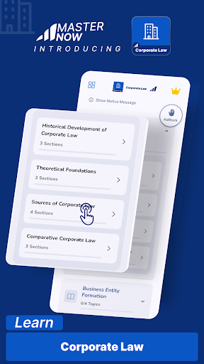 Corporate Law - MasterNow ekran görüntüsü