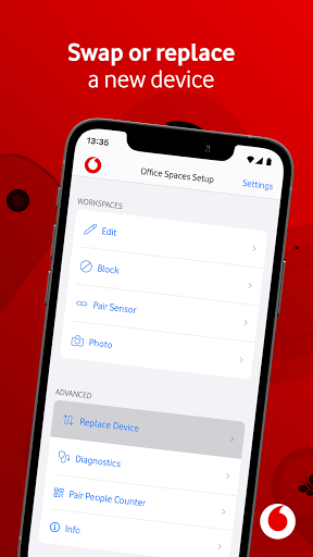 Vodafone Office Spaces Setup ekran görüntüsü