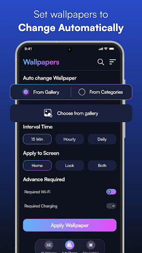 Wallify 4K & HD Live Wallpaper ekran görüntüsü