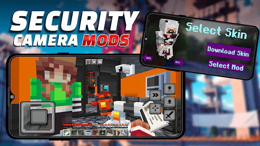 Mod Security Camera Minecraft ekran görüntüsü