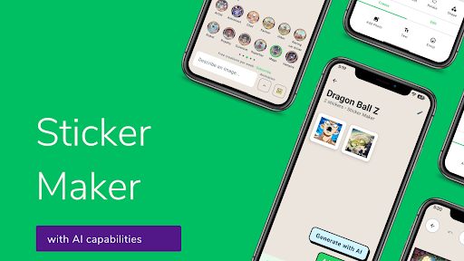 WhatsApp için AI çıkartma ekran görüntüsü