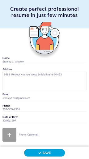 CV Maker, Resume Builder - PDF ekran görüntüsü