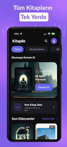 EPUB & PDF Okuyucu eBooks App ekran görüntüsü