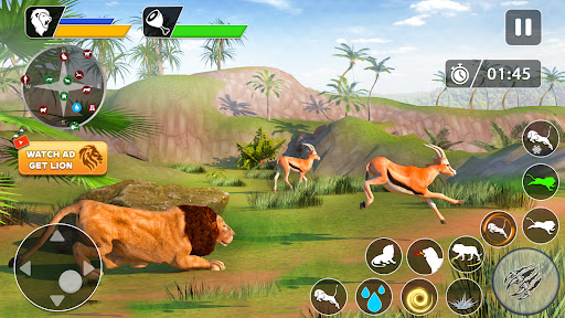 Lion Games Animal Simulator 3D ekran görüntüsü