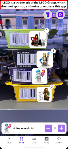 Minifig Scan ekran görüntüsü