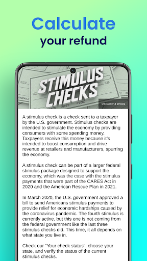 Guide for stimulus aid check ekran görüntüsü