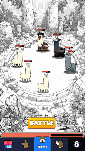 Mutant Llama: IDLE Breed Games ekran görüntüsü