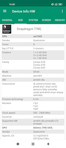 Device Info HW+ ekran görüntüsü