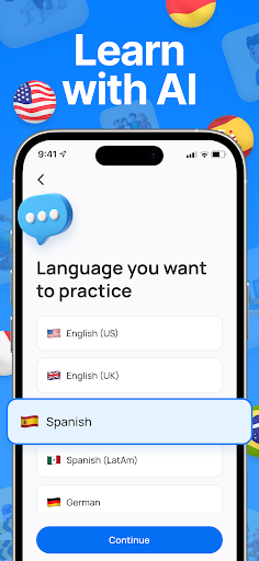 Language Learning AI ekran görüntüsü