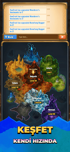 Rangard: AFK MMORPG ekran görüntüsü
