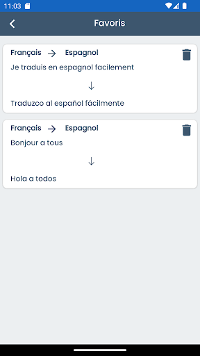 Traducteur Français Espagnol ekran görüntüsü