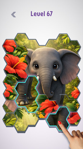 Hexa Swap: Jigsaw Puzzle HD ekran görüntüsü