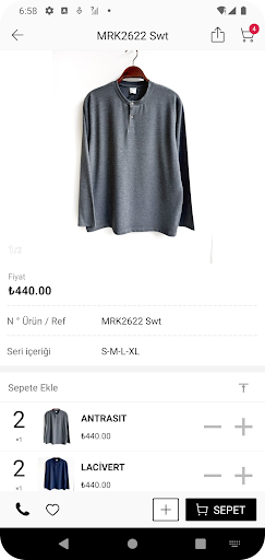 Cix Tekstil ekran görüntüsü