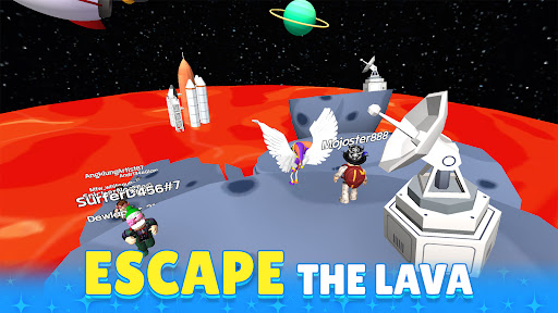 Obby Block World: Lava Fall ekran görüntüsü
