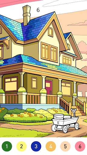 Dream Home Coloring book ekran görüntüsü