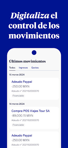 BBVA Empresas México ekran görüntüsü