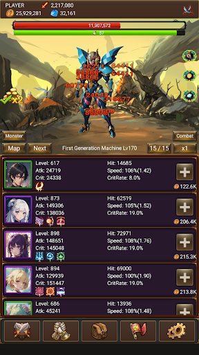 Hunter Team: Upgrade Heroes ekran görüntüsü