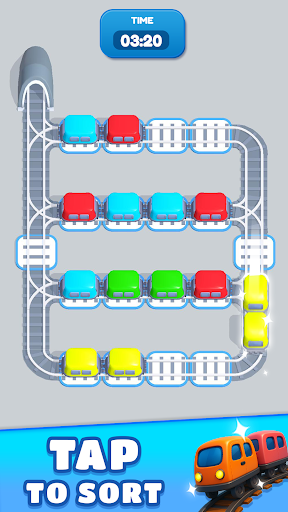 Train Sort - Color Match ekran görüntüsü