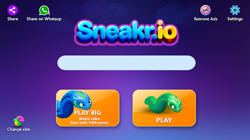 Sneak.io - Yılan Oyunu ekran görüntüsü