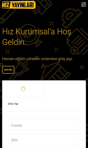 Kurumsal Hızlı Okul ekran görüntüsü