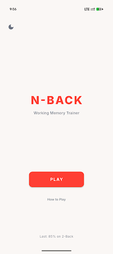 N-Back Trainer ekran görüntüsü