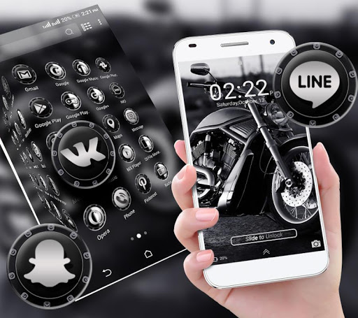 Motorbike Launcher Theme ekran görüntüsü