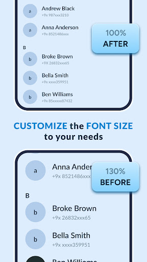 Bigger Mobile Fonts ekran görüntüsü