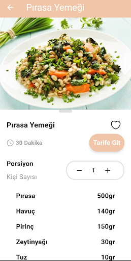 Pratik Yemek Tarifleri ekran görüntüsü
