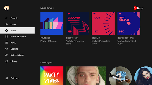 YouTube Music ekran görüntüsü