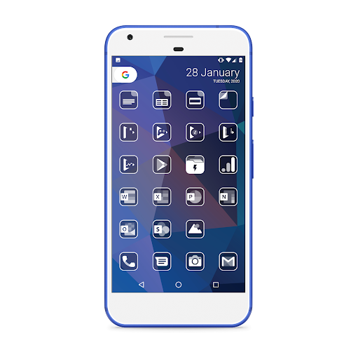 Monoic SQ White Icon Pack ekran görüntüsü