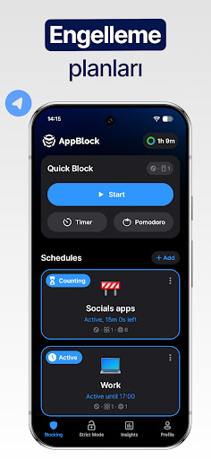 AppBlock - Uygulama Engel ekran görüntüsü