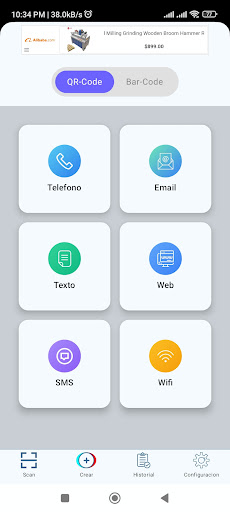 QR ve Barkod Tarayıcı ekran görüntüsü