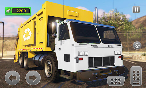 Road Sweeper Garbage Truck Sim ekran görüntüsü
