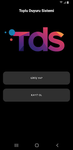 Toplu Duyuru Sistemi - TDS ekran görüntüsü