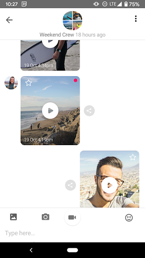 Wristcam Messenger ekran görüntüsü