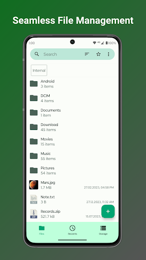 Fossify File Manager ekran görüntüsü