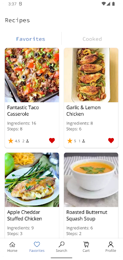 Cooking Recipes ekran görüntüsü