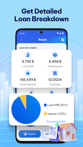 EMI Loan Calculator - LoanTool ekran görüntüsü