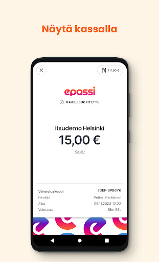 Epassi ekran görüntüsü