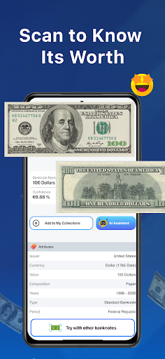 Banknote Identifier Scan Cash ekran görüntüsü