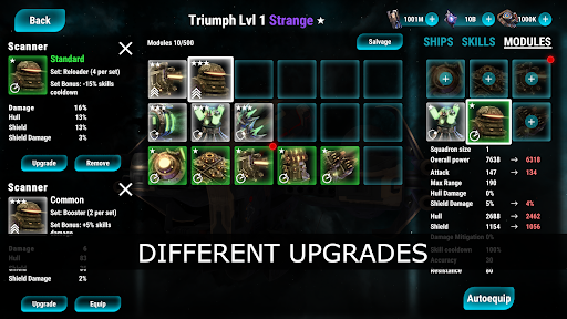 Stellar Wind Idle: Space RPG ekran görüntüsü
