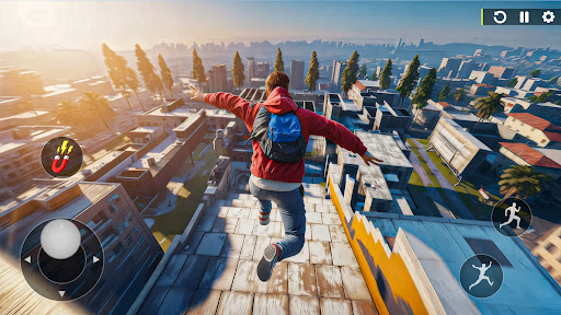 Going Up Parkour Rooftop Games ekran görüntüsü