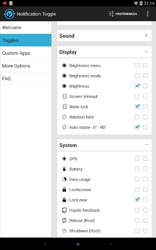 Notification Toggle ekran görüntüsü