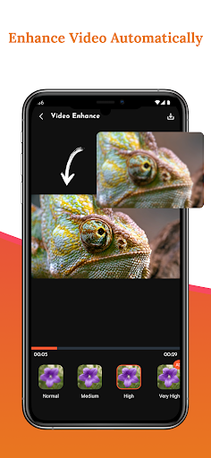 Video quality enhancer-editor ekran görüntüsü