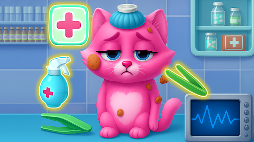 Kitty Care Daycare Games Fun ekran görüntüsü