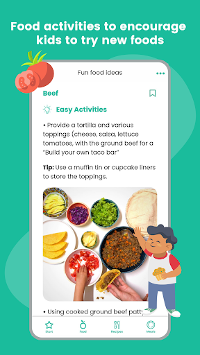 Kids Meals: Recipes & Guides ekran görüntüsü