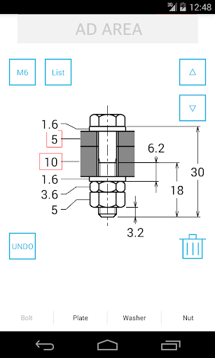 Bolt Length - (Nominal Length) ekran görüntüsü