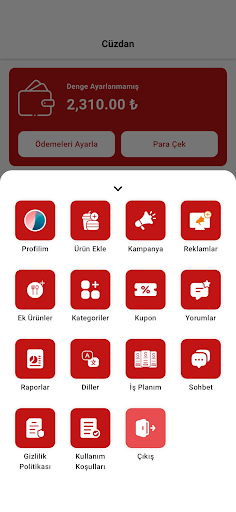 Restoran Yemek Butonu ekran görüntüsü