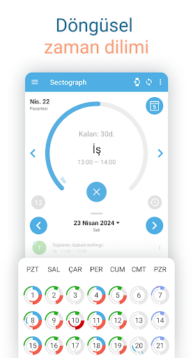 Sectograph - Gün planlayıcısı ekran görüntüsü